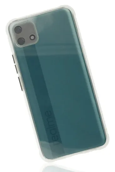 Newface Realme C11 2021 Kılıf Miami Şeffaf Silikon - Şeffaf resmi