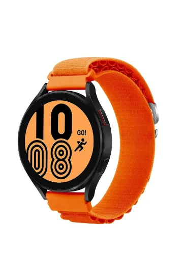 Newface Watch 20mm KR410 Kumaş Kordon - Turuncu resmi