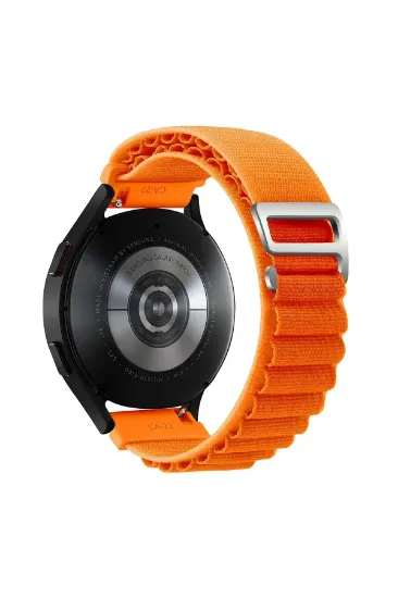 Newface Watch 20mm KR410 Kumaş Kordon - Turuncu resmi