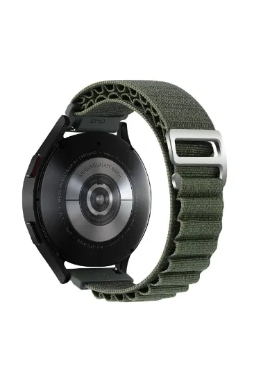 Newface Watch 20mm KR410 Kumaş Kordon - Yeşil resmi