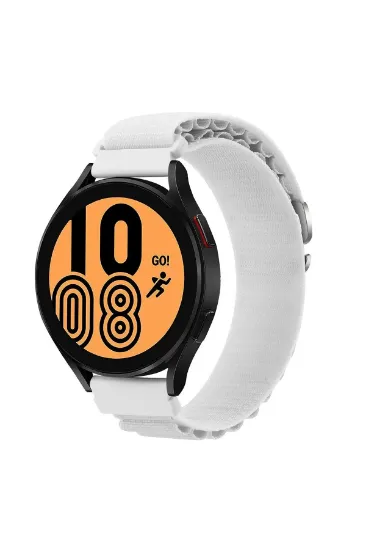 Newface Watch 20mm KR410 Kumaş Kordon - Beyaz resmi