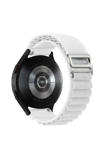 Newface Watch 20mm KR410 Kumaş Kordon - Beyaz resmi