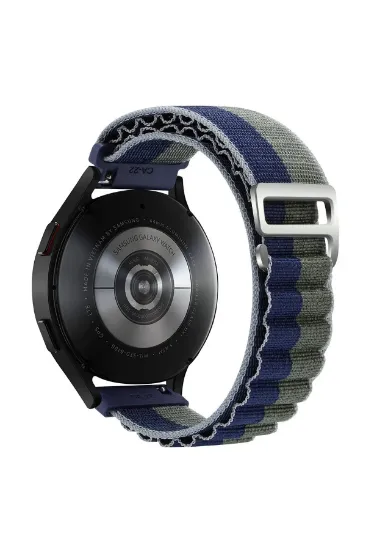Newface Watch 20mm KR410 Kumaş Kordon - Lacivert-Yeşil resmi