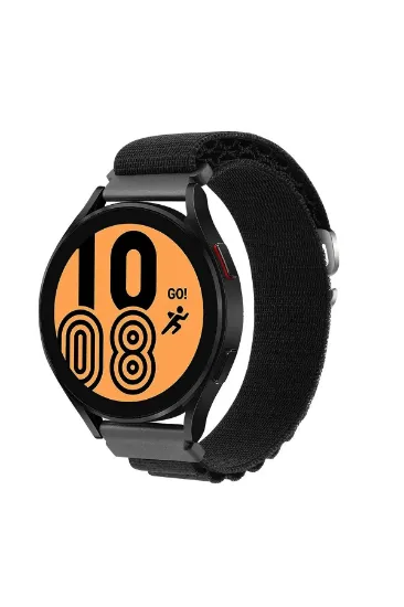 Newface Watch 22mm KR410 Kumaş Kordon - Siyah resmi