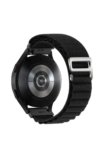 Newface Watch 22mm KR410 Kumaş Kordon - Siyah resmi