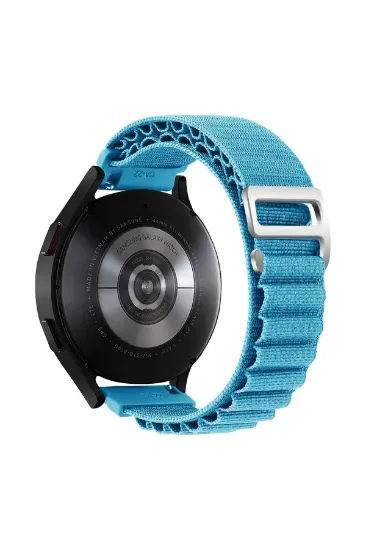 Newface Watch 22mm KR410 Kumaş Kordon - Mavi resmi