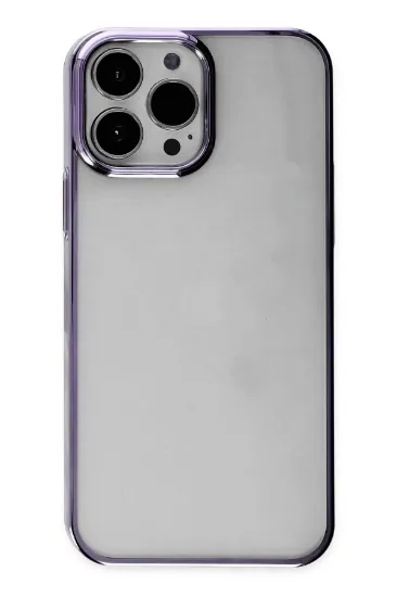 Newface iPhone 13 Pro Max Kılıf Element Silikon - Mor resmi