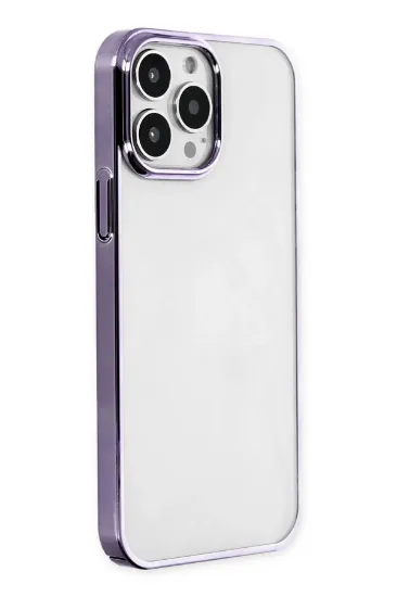 Newface iPhone 13 Pro Max Kılıf Element Silikon - Mor resmi