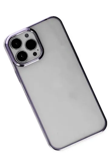 Newface iPhone 13 Pro Max Kılıf Element Silikon - Mor resmi