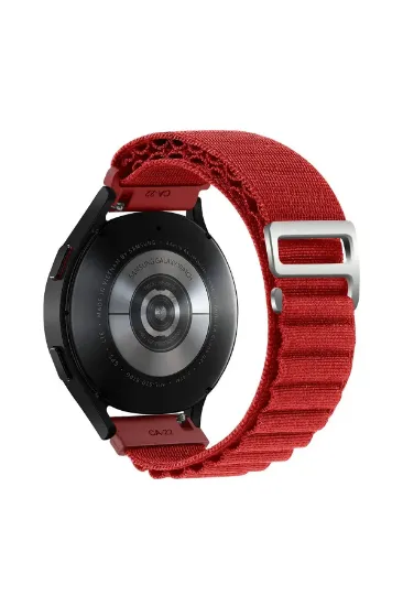 Newface Watch 22mm KR410 Kumaş Kordon - Kırmızı resmi