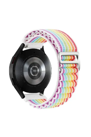 Newface Watch 22mm KR410 Kumaş Kordon - Gökkuşağı resmi