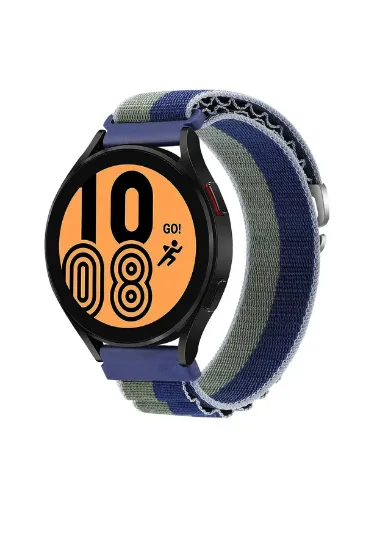 Newface Watch 22mm KR410 Kumaş Kordon - Lacivert-Yeşil resmi