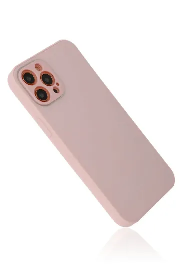 Newface iPhone 12 Pro Max Kılıf Glass Kapak - Pembe resmi