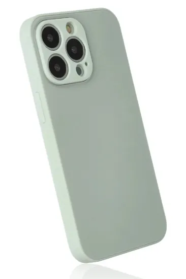 Newface iPhone 13 Pro Kılıf Glass Kapak - Turkuaz resmi