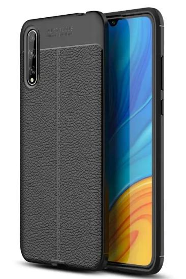 Newface Huawei P Smart S Kılıf Auto Focus Kapak - Siyah resmi