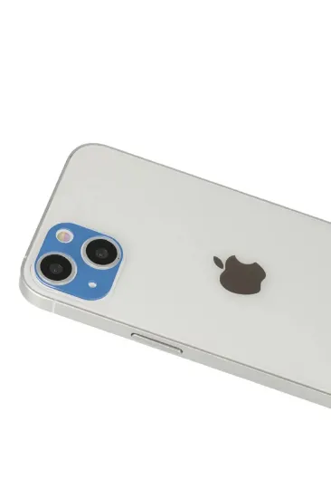 Newface iPhone 13 Rainbow Kamera Lens Koruma Cam - Mavi resmi