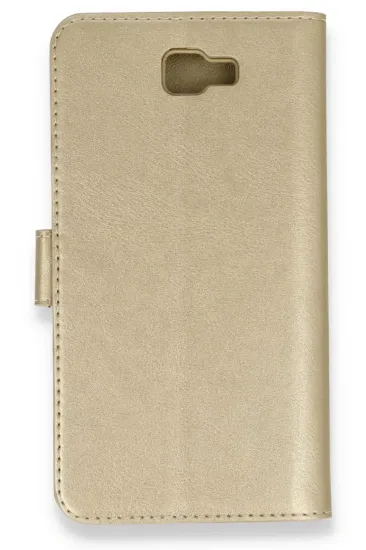 Newface Samsung Galaxy J7 Prime Kılıf Trend S Plus Kapaklı Kılıf - Gold resmi