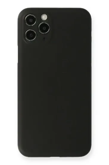 Newface iPhone 11 Pro Max Kılıf PP Ultra İnce Kapak - Siyah resmi
