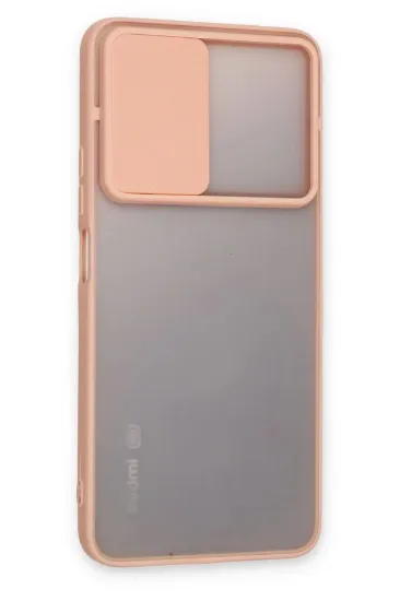 Newface Xiaomi Redmi Note 11 Pro Plus 5G Kılıf Palm Buzlu Kamera Sürgülü Silikon - Pembe resmi