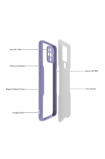 Newface Tecno Camon 16 Kılıf Platin Silikon - Sarı resmi