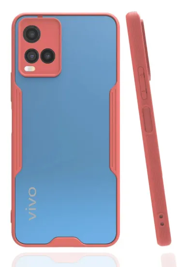 Newface Vivo Y21S Kılıf Platin Silikon - Pembe resmi