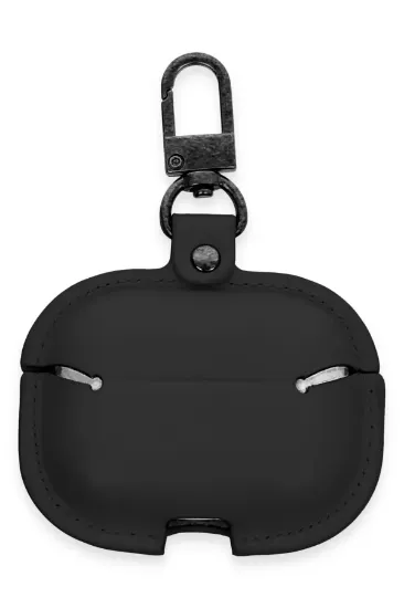 Newface Airpods Pro 2 (2.nesil) Çanta Deri Kılıf - Siyah resmi