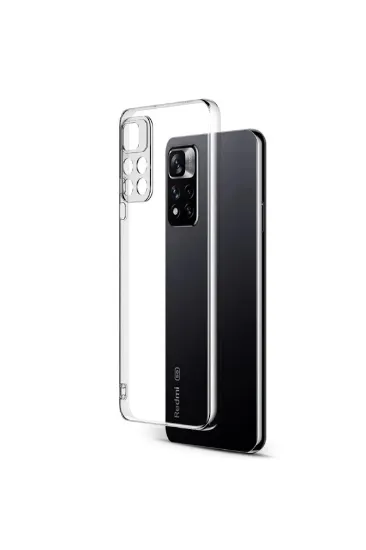 Newface Xiaomi Redmi Note 11 Pro Plus 5G Kılıf Lüx Şeffaf Silikon resmi