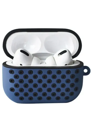 Newface Airpods Pro 2 (2.nesil) Spor Delikli Kılıf - Lacivert-Siyah resmi