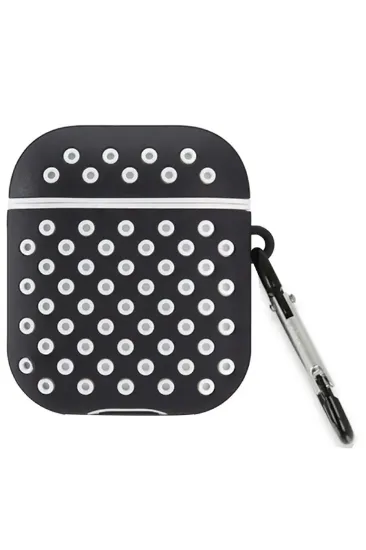 Newface Airpods 2 (2.nesil) Spor Delikli Kılıf - Siyah-Beyaz resmi