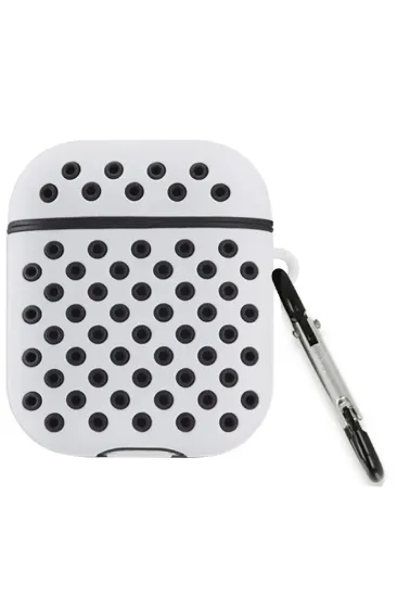 Newface Airpods 2 (2.nesil) Spor Delikli Kılıf - Gri-Siyah resmi
