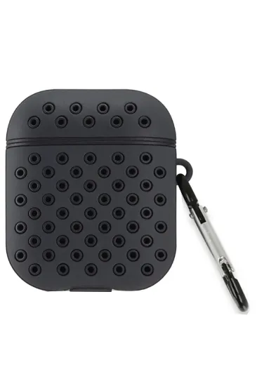 Newface Airpods 2 (2.nesil) Spor Delikli Kılıf - Siyah-Siyah resmi