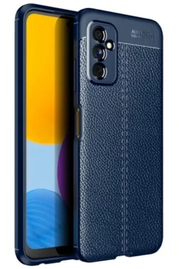 Newface Samsung Galaxy M52 5G Kılıf Auto Focus Kapak - Lacivert resmi
