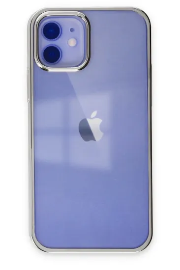 Newface iPhone 12 Kılıf Element Silikon - Gümüş resmi