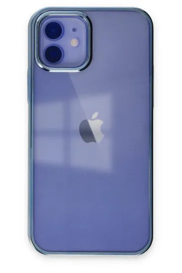 Newface iPhone 12 Kılıf Element Silikon - Mavi resmi