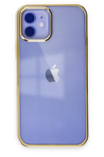 Newface iPhone 12 Kılıf Element Silikon - Gold resmi