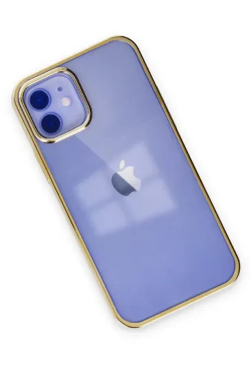 Newface iPhone 12 Kılıf Element Silikon - Gold resmi