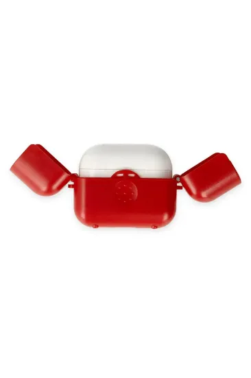 Newface Airpods 3 (3.nesil) Basmalı Kılıf - Kırmızı resmi