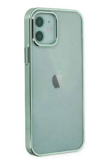 Newface iPhone 12 Kılıf Element Silikon - Yeşil resmi