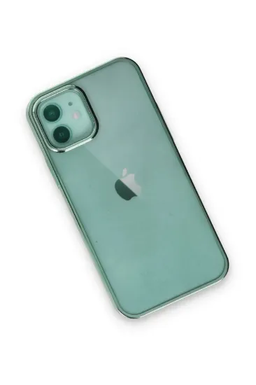 Newface iPhone 12 Kılıf Element Silikon - Yeşil resmi