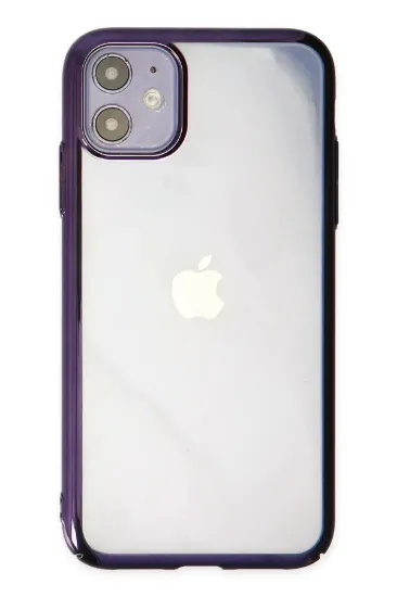 Newface iPhone 12 Kılıf Element Silikon - Mor resmi