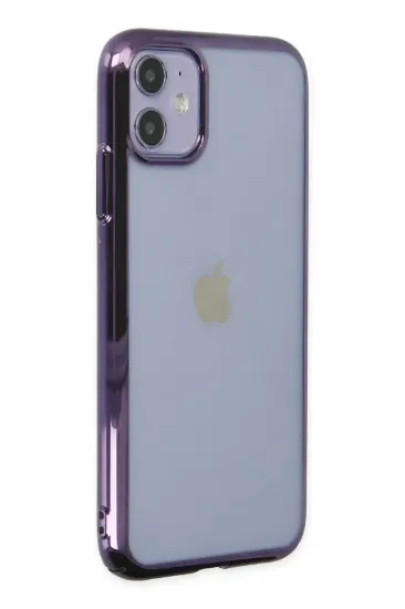 Newface iPhone 12 Kılıf Element Silikon - Mor resmi