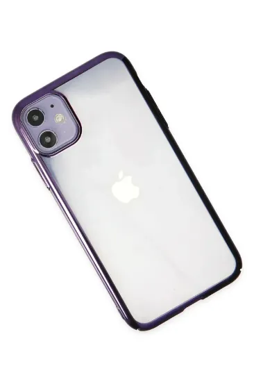 Newface iPhone 12 Kılıf Element Silikon - Mor resmi
