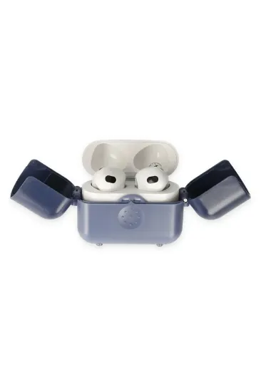 Newface Airpods 3 (3.nesil) Basmalı Kılıf - Mavi-Lacivert resmi