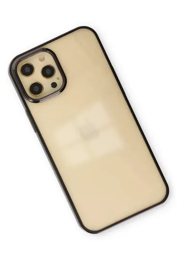 Newface iPhone 12 Pro Max Kılıf Element Silikon - Siyah resmi