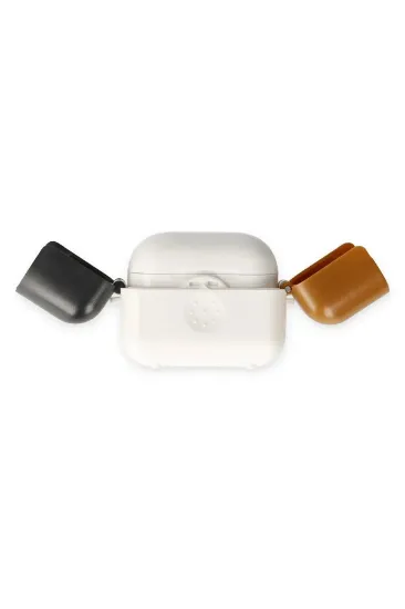 Newface Airpods 3 (3.nesil) Basmalı Kılıf - Beyaz-Siyah-Kahverengi resmi