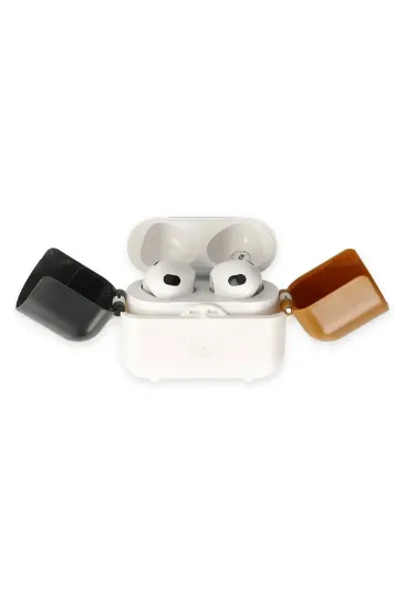 Newface Airpods 3 (3.nesil) Basmalı Kılıf - Beyaz-Siyah-Kahverengi resmi