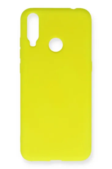 Newface General Mobile GM 10 Kılıf Nano içi Kadife Silikon - Sarı resmi