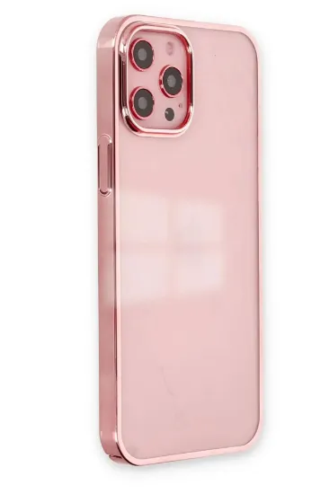Newface iPhone 12 Pro Max Kılıf Element Silikon - Pembe resmi