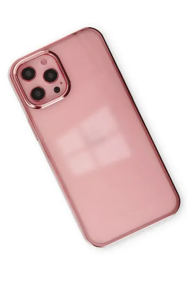 Newface iPhone 12 Pro Max Kılıf Element Silikon - Pembe resmi