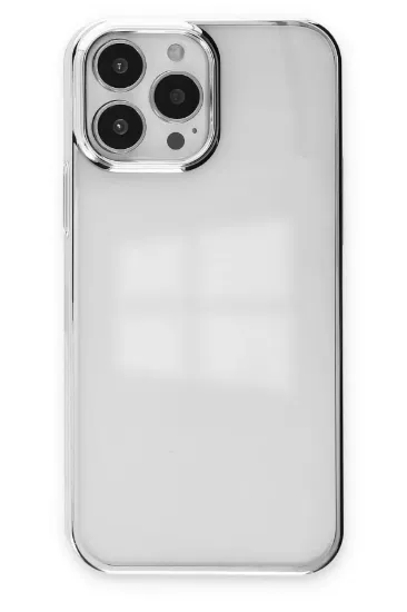 Newface iPhone 13 Pro Kılıf Element Silikon - Gümüş resmi